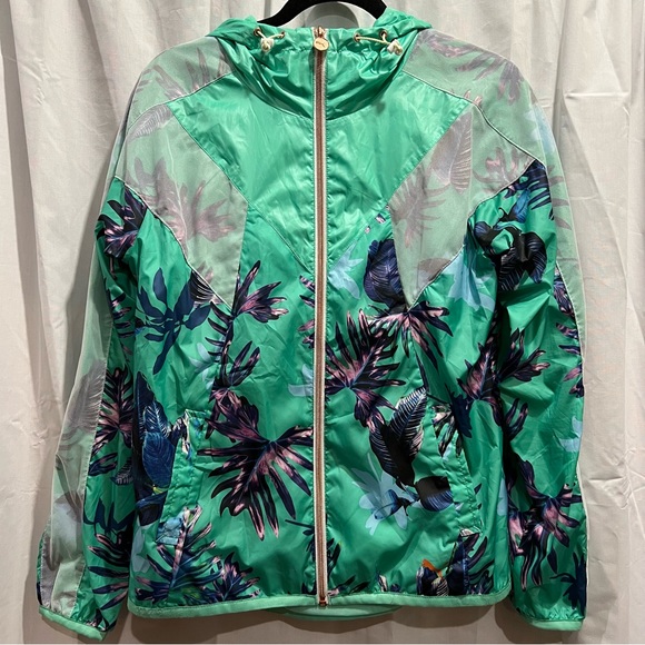 Puma Tropical Hooded Windbreaker size M - Picture 1 of 7